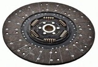 Vibration Reduction Mercedes-Benz Heavy Duty Truck Clutch Disc 395mm 1878 004 232